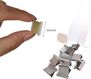 Reusable Handheld Paper Clam Clip Dispenser (50 Clips)