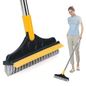 2 In 1 Scrub Cleaning Brush With Soft Scraper