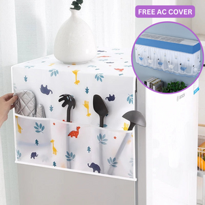 Waterproof and Dustproof Refrigerator Cover + AC Cover (Buy 1 Get 1 AC Cover Free)
