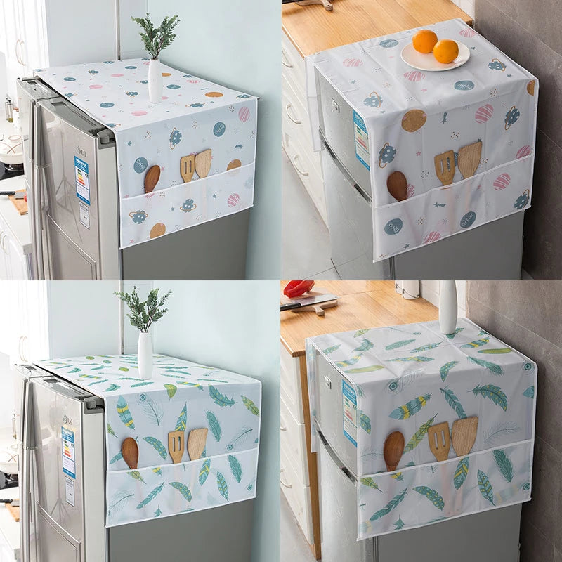 Waterproof and Dustproof Refrigerator Cover + AC Cover (Buy 1 Get 1 AC Cover Free)