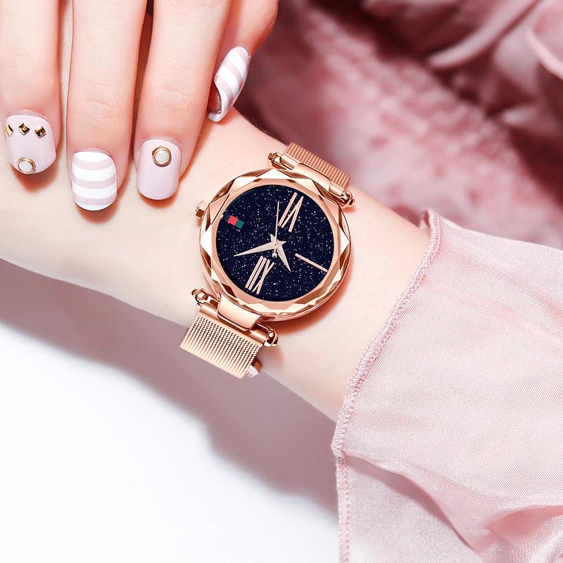 Luxury crystal on sale women's watch