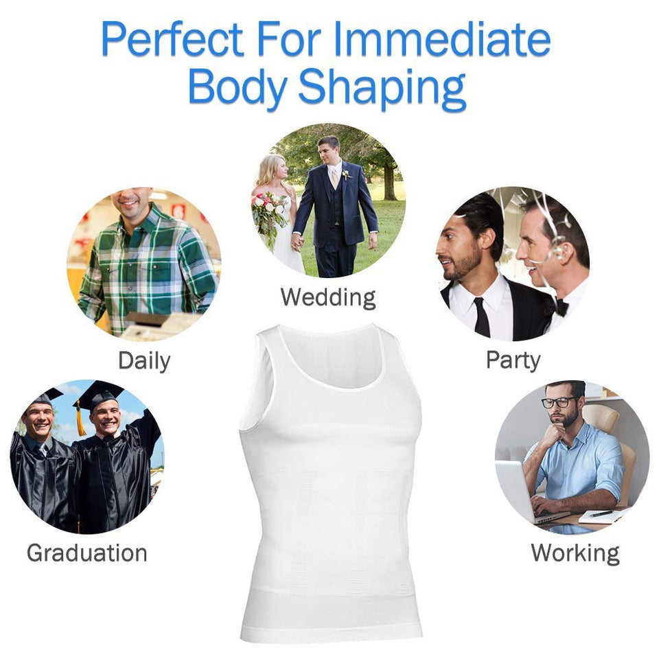 Wearslim Men Slimming Body Shaper Vest