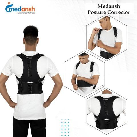Adjustable Posture Corrector with Magnetic Therapy for Neck & Back